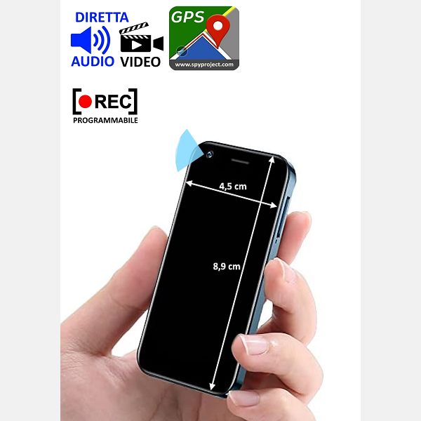 CELLULARE SPIA con Localizzatore GPS microspia audio video