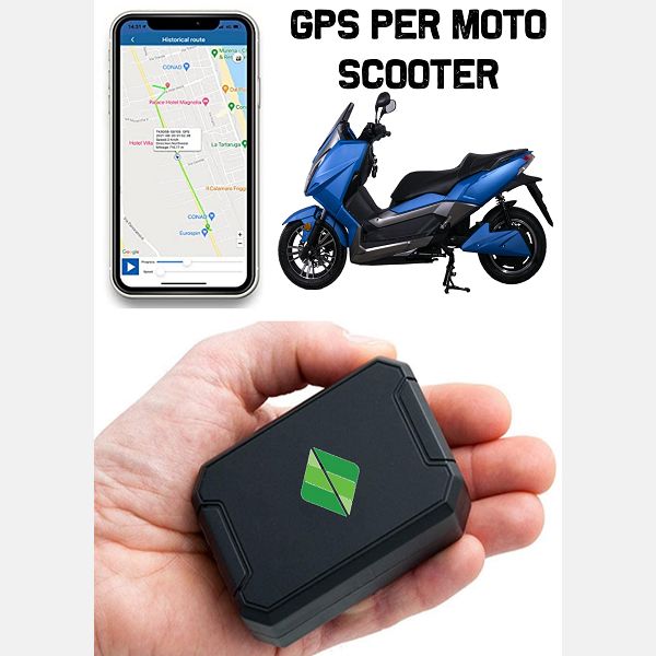 Localizzatore gps per moto scooter