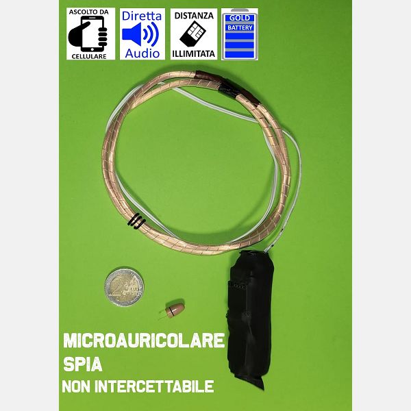 Micro auricolare GSM non rilevabile Art.377 Micro auricolare non rilevabile con batteria elevata autonomia