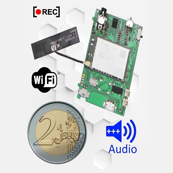 Micro registratore trasmissione wifi audio