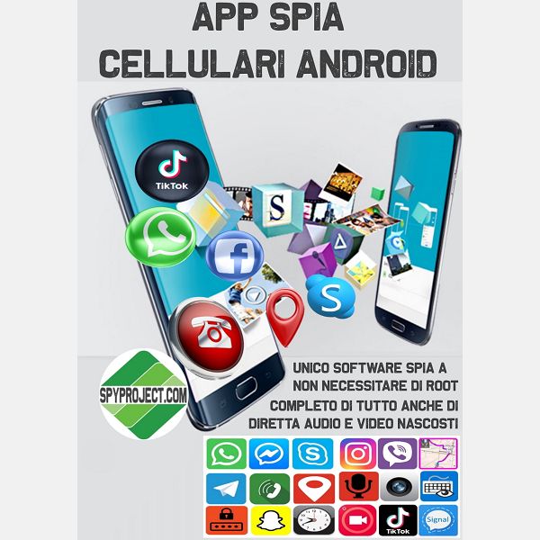 Software spia cellulari Android full Art.448-180 