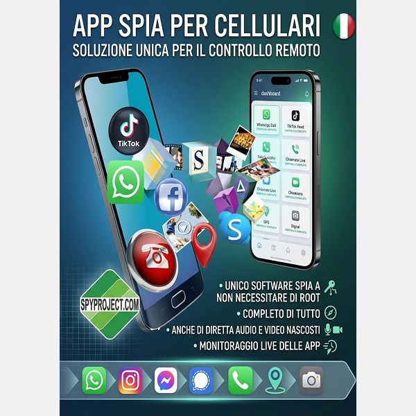 Software spia cellulari Android full Art.448-180